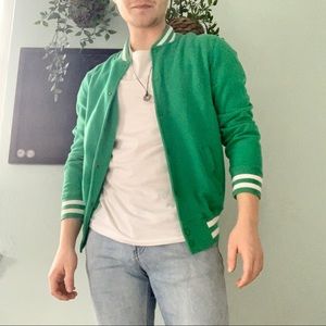 Green varsity sweater/jacket
